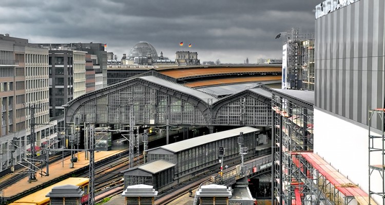 Il treno sopra Berlino