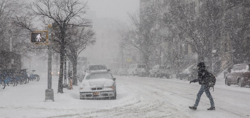 Gennaio a New York, the “Bomb Cyclone”