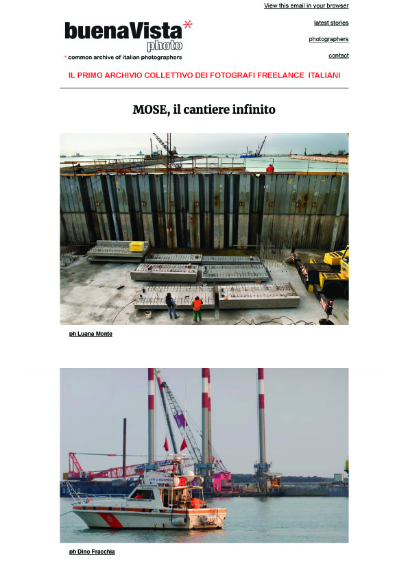 MOSE, il cantiere infinito